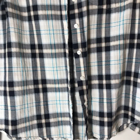 J Crew Soft Plaid Flannel Button Down Top Women’s‎ Medium Lumberjack Gorpcore M - Picture 2 of 8